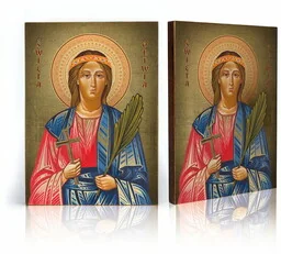 Ikona religijna Święta Oliwia - Ikony i obrazy sakralne - miniaturka - grafika 1