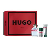 Zestawy perfum męskich - Hugo Boss Hugo Man woda toaletowa spray 125ml + dezodorant w sztyfcie 75ml + żel pod prysznic 50ml - miniaturka - grafika 1