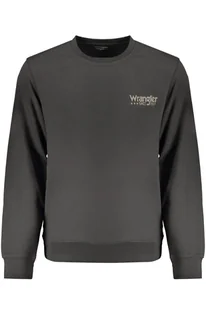 CZARNA BLUZA MĘSKA Z ZAMKIEM WRANGLER - Bluzy męskie - miniaturka - grafika 1