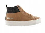 Trampki damskie - Buty Trampki Damskie Big Star Ii274145 Wysokie 37 - miniaturka - grafika 1