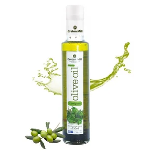 Oliwa Extra Virgin z greckiej wyspy Kreta Cretan Mill oregano 250ml - Zdrowa żywność - miniaturka - grafika 1