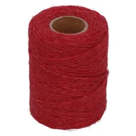 Inne mocowania - Suki Sznurek jutowy 2 mm x 50 m czerwony - miniaturka - grafika 1