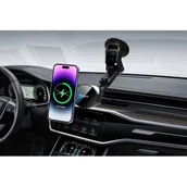 Uchwyty samochodowe do telefonów - Uchwyt samochodowy na telefon ENERGIZER ECA-002 15W Czarny - miniaturka - grafika 1