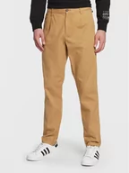 Spodnie męskie - United Colors Of Benetton Spodnie materiałowe 4FRJUF018 Brązowy Slim Fit - miniaturka - grafika 1