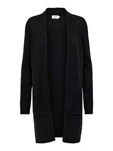 ONLY Damska kurtka z dzianiny Long, czarny, XL - Kurtki damskie - miniaturka - grafika 1