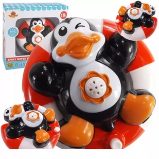 LUXMA - IMPORTER PRYSZNIC OBROTOWY FONTANNA KĄPIELI PINGWIN SL87030 SL87030 - Zabawki do kąpieli - miniaturka - grafika 1