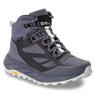 Trekkingi Jack Wolfskin Terraventure Texapore Mid W 4049991 Dolphin - Buty trekkingowe damskie - miniaturka - grafika 1
