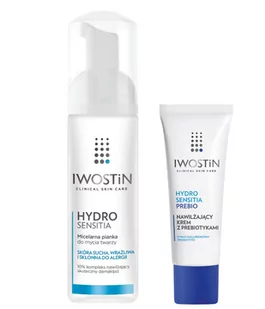 Iwostin Zestaw Hydro Sensitia (Pianka micelarna 165ml + Krem intensywnie nawilżający SPF15 50ml) - Zestawy kosmetyków damskich - miniaturka - grafika 1