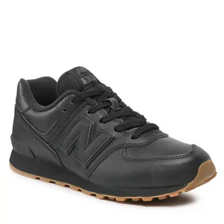 Buty dla dziewczynek - Sneakersy New Balance GC574NBB Czarny - grafika 1