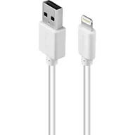 Huby USB - ACME EUROPE Kabel USB 2.0 CB1031W A/M Lightning/M 1m biały 504425 - miniaturka - grafika 1