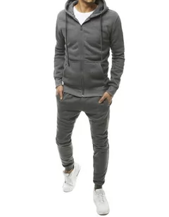 Dres męski ciemnoszary Dstreet AX0303-L - Dresy męskie - miniaturka - grafika 1