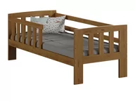 Łóżka dla dzieci i młodzieży - Łóżko dziecięce drewniane ALA 160X70 dąb - miniaturka - grafika 1