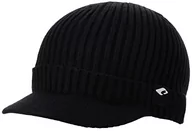 Czapki damskie - CHILLOUTS Bento czapka z dzianiny czapka zimowa beanie czapka narciarska z daszkiem, czarny, jeden rozmiar - miniaturka - grafika 1