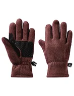 Rękawiczki - Jack Wolfskin Unisex Dziecięce rękawiczki polarowe Glove K, Boysenberry, 152, Boysenberry, 152 - miniaturka - grafika 1