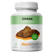 Suplementy naturalne - Mycomedica Chaga Suplement diety 90 kaps. - suplement - miniaturka - grafika 1