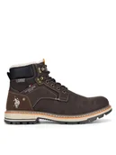 Botki męskie - U.S. Polo Assn. Trzewiki YURIY001M/DYH1 Brązowy - miniaturka - grafika 1