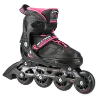 Rolki - Nils Extreme NA11002 CZARNO/FIOLETOWE ROZM. S (31-34) ŁYŻWOROLKI EXTREME - miniaturka - grafika 1