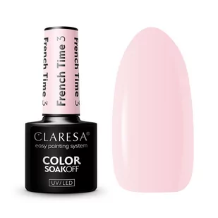 CLARESA Lakier hybrydowy do paznokci FRENCH TIME - 3  5g - Lakiery hybrydowe - miniaturka - grafika 1