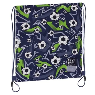 STARPAK Worek Na Buty Gimnastyczny Podróżny Szkolny Football - Torby szkolne - miniaturka - grafika 1