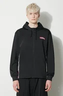 Bluzy męskie - adidas Originals bluza Adibreak Full-Zip Hoodie męska kolor czarny z kapturem wzorzysta IM8209 - miniaturka - grafika 1