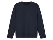 Bluzki dla dziewczynek - pepperts!® Koszulka dziecięca ocieplana z bawełną (158/164, Granatowy) - miniaturka - grafika 1