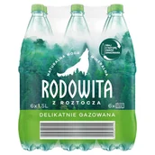 Woda - Rodowita z Roztocza Naturalna woda mineralna delikatnie gazowana 6 x 1,5 l - miniaturka - grafika 1