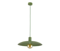 Lampy sufitowe - Żyrandol na lince ASTRA 1xE27/15W/230V śr. 41 cm zielony - miniaturka - grafika 1