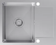 Zlewozmywaki - Zlew QUADRON LUKE 116 stal szczotkowana INOX + zaślepka (ZH6048BS) - miniaturka - grafika 1