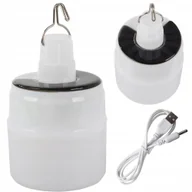 Latarki - Lampa Lampka Solarna Turystyczna Na Biwak Usb Led - miniaturka - grafika 1