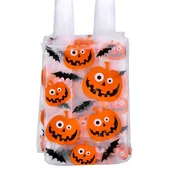 Balony i akcesoria - Torebki halloweenowe na cukierki w dynie 6 szt. - miniaturka - grafika 1