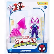 Figurki dla dzieci - Marvel Spidey i przyjaciele Ghost-Spider figurka i skrzydła Hasbro G1460 - miniaturka - grafika 1
