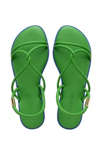 Havaianas sandały UNA MANGA damskie kolor zielony 4149609.2703 - Sandały damskie - miniaturka - grafika 1