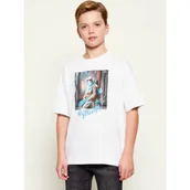 Koszulki dla chłopców - HUGO KIDS T-shirt | Regular Fit - miniaturka - grafika 1