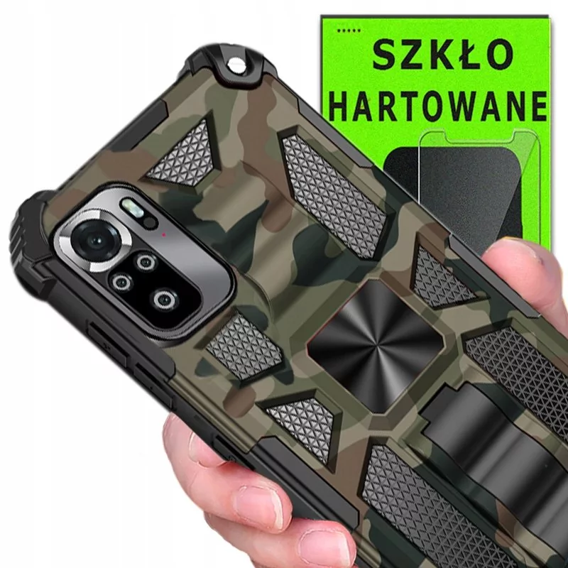 Etui marki OXYGEN GTX do Redmi NOTE 10 + szkło 9H