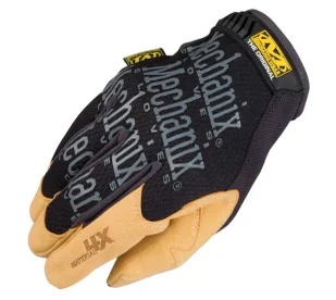 Rękawice Mechanix Wear Original Material 4X - Czarne/ Tan - Odzież taktyczna i umundurowanie - miniaturka - grafika 1