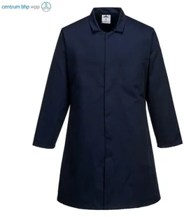 PORTWEST 2202 FARTUCH SPOŻYWCZY MĘSKI Z 1 KIESZENIĄ; GRANATOWY - Odzież robocza - miniaturka - grafika 1