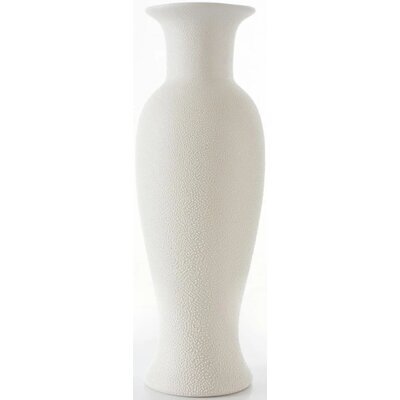 Wazon EUROFIRANY Riso 14 x 14 x 40 cm Kremowy