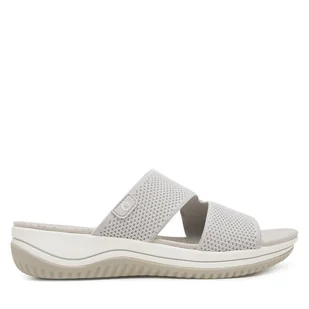 Klapki Jana 8-27270-43 Szary - Klapki i japonki damskie - miniaturka - grafika 1