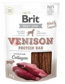 Przysmaki dla psów - Brit Brit Meaty Jerky Snack Protein Bar Dziczyzna - Venison 111752P - miniaturka - grafika 1