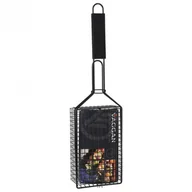 Akcesoria do grilla - Koszyk do grillowania metalowy czarny nieprzywierający kod: O-489160 - miniaturka - grafika 1