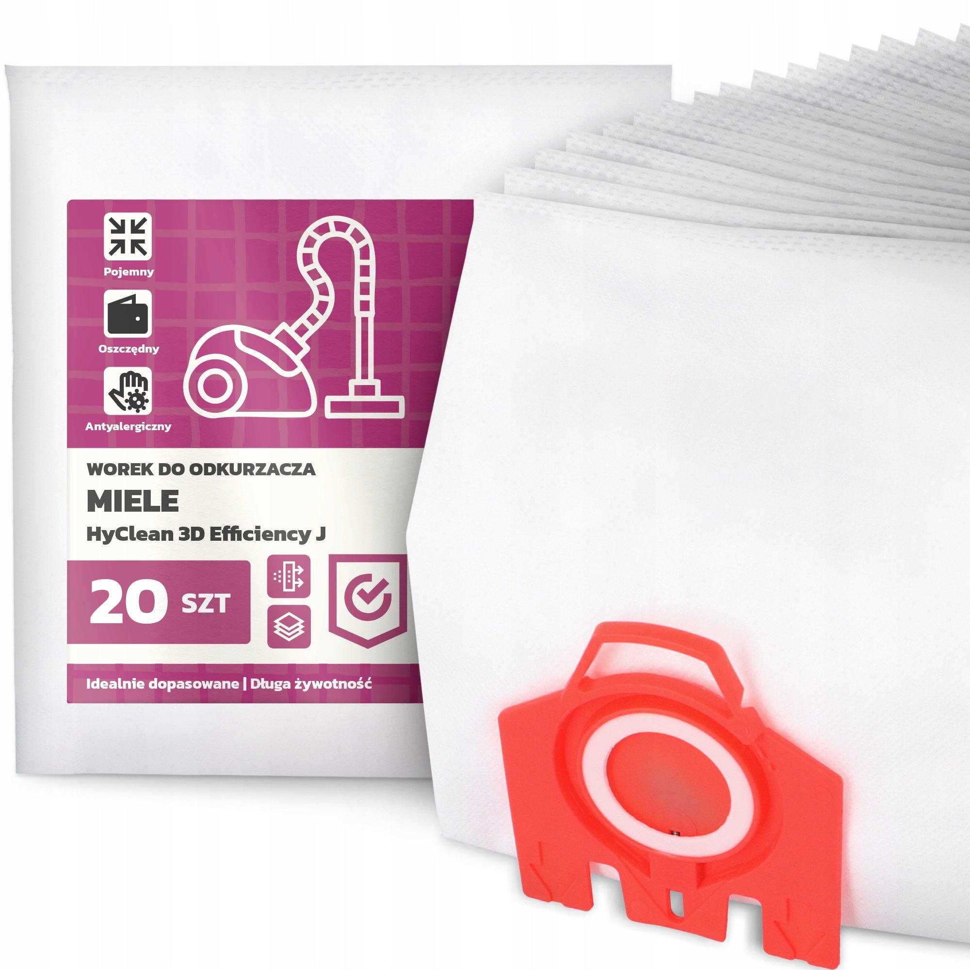 20x Worek do Odkurzacza Miele HyClean 3D Efficiency J Duży Torba Worki G9