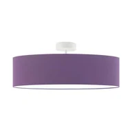 Lampy sufitowe - Geometryczna plafoniera sufitowa WENECJA fi - 60 cm - kolor fioletowy - miniaturka - grafika 1