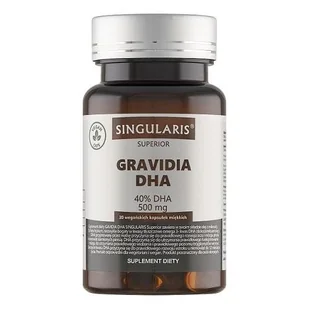 Suplement diety, SINGULARIS Superior Gravidia DHA, 30 kaps. - Witaminy i minerały - miniaturka - grafika 1