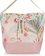 Torebki damskie - TORBA PLAŻOWA TORBA PODRÓŻNA NA PLAŻĘ TORBA KWIATOWA DAMSKA XXL NA RAMIĘ - miniaturka - grafika 1