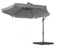 Parasole ogrodowe - Parasol ogrodowy z wysięgnikiem i podstawą di volio Empoli 300cm szary - miniaturka - grafika 1