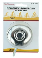 Dzwonki do roweru - Dzwonek do Roweru Rowerowy Metalowy Głośny Chrom - miniaturka - grafika 1