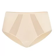 Majtki damskie - Majtki damskie z wysokim stanem bawełniane Vicky beżowe, Teyli - miniaturka - grafika 1