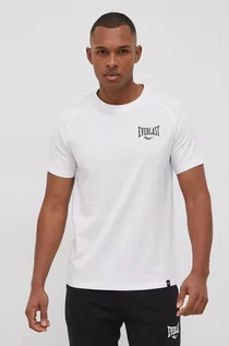 Koszulki męskie - Everlast T-shirt bawełniany kolor biały z nadrukiem - grafika 1