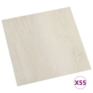 Vidaxl Samoprzylepne panele podłogowe, 55 szt., PVC, 5,11 m², beżowe - Panele podłogowe - miniaturka - grafika 3
