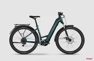 Rowery elektryczne - Rower elektryczny Haibike Trekking 4 Low ocean/black/chrome gloss 2024 - miniaturka - grafika 1